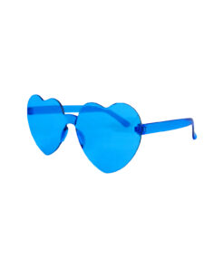 Alternative view of Blue Heart Shape Glasses