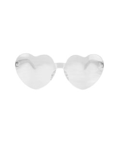 Clear Heart Shape Glasses