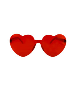 Red Heart Shape Glasses