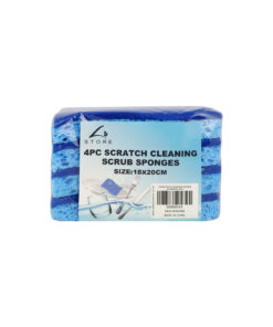 Scratch Cleaning Scrub Sponges 4pk