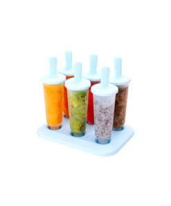 Light Blue Round Popsicle Maker 6pk