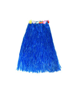 Royal Blue Long Hula Skirt 80cm