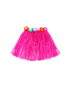 Hot Pink Short Hula Skirt 40cm