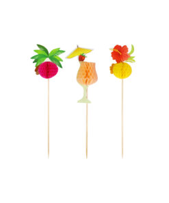 Tropical Party Picks Assorted 12pk