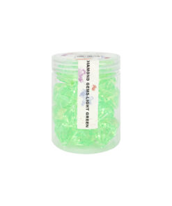 Light Green Plastic Gems 2.7cm 30pk