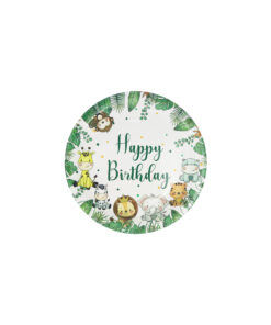 Animal Design Paper Plates 7in 12pk