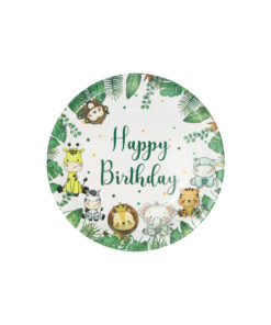 Animal Design Paper Plates 9in 12pk