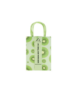 Alternative view of Kiwifruit Printed Paper Bags 21cm 4pk