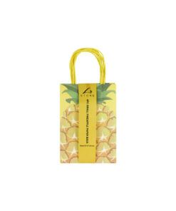 Alternative view of Pineapple Printed Paper Bags 21cm 4pk