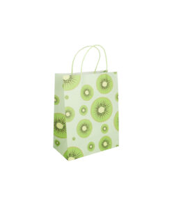 Kiwifruit Printed Paper Bags 27cm 3pk