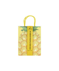 Alternative view of Pineapple Printed Paper Bags 27cm 3pk