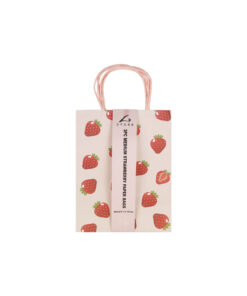 Alternative view of Strawberry Printed Paper Bags 27cm 3pk