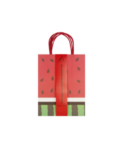 Alternative view of Watermelon Printed Paper Bags 27cm 3pk