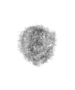 Silver Christmas Tinsel 2m