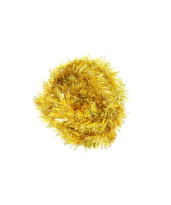 Gold Christmas Tinsel 2m