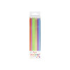 Multicolour Rainbow Metallic Candles 16pk