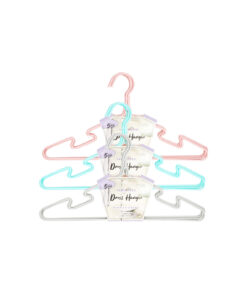 Laminated Dress Hangers 5pk Assorted
