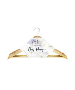 Wooden Coat Hanger 3pk