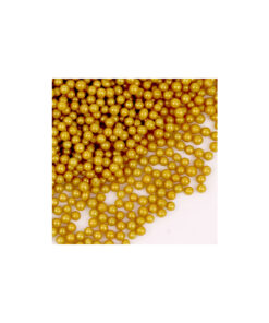 Alternative view of Gold Sugar Pearls 4mm 80g