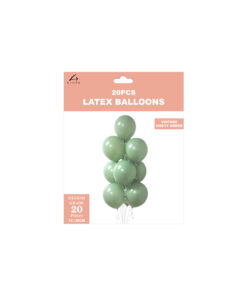 Alternative view of Dusty Green Latex Balloons 12inch 20pk