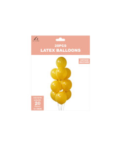 Alternative view of Mustard Latex Balloons 12inch 20pk