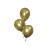 Gold Chrome Latex Balloons 18inch 3pk