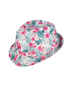Alternative view of Hawaiian Fedora Hat