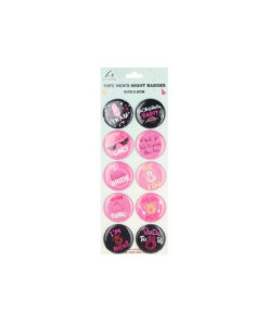 Hen's Night Badges 5.8cm 10pk