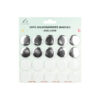 Silver & White Badges 3.8cm 20pk