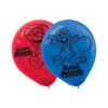 Super Mario Bros Latex Balloons 6pk