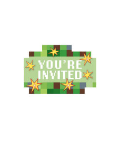 TNT Party Invitations 8pk