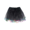 Black Tutu With Rainbow Fringe