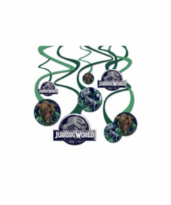 Jurassic Into the Wild 2-D Spiral Decorations