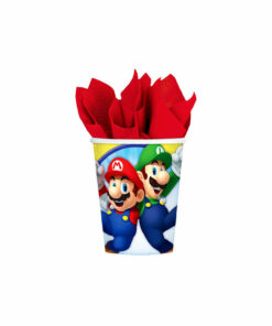 Super Mario Bros Paper Cups 8pk