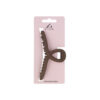 Matte Brown Wide Claw Hair Clip 1pc