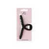 Matte Black Wide Claw Hair Clip 1pc