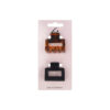 Black & Brown Claw Clip Set 2pc