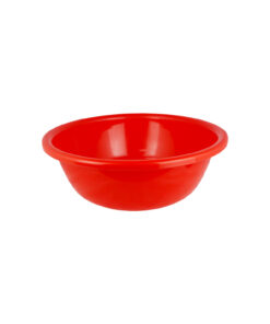 Red Medium Plastic Round Basin