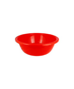 Red Medium Plastic Round Basin