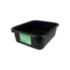 Black Plastic Storage Box 10L