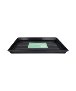 Black Square Serving Plastic Tray