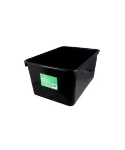 Black Plastic Storage Box 20L