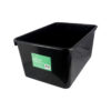 Black Plastic Storage Box 20L