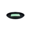 Black Round Serving Plastic Tray