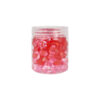 Red & Pink Mix Plastic Gems 12mm 80g