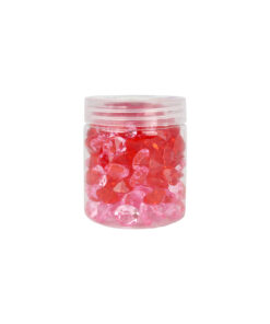 Red & Pink Mix Plastic Gems 12mm 80g