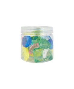 Mixed Plastic Gems 2.6cm 80g