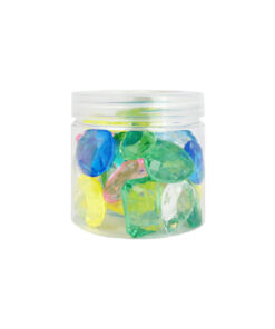 Mixed Plastic Gems 2.6cm 80g