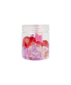 Heart Plastic Gems 2.5cm 20pc
