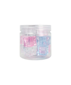 Ice Cube Plastic Gems 1.8cm 16pc